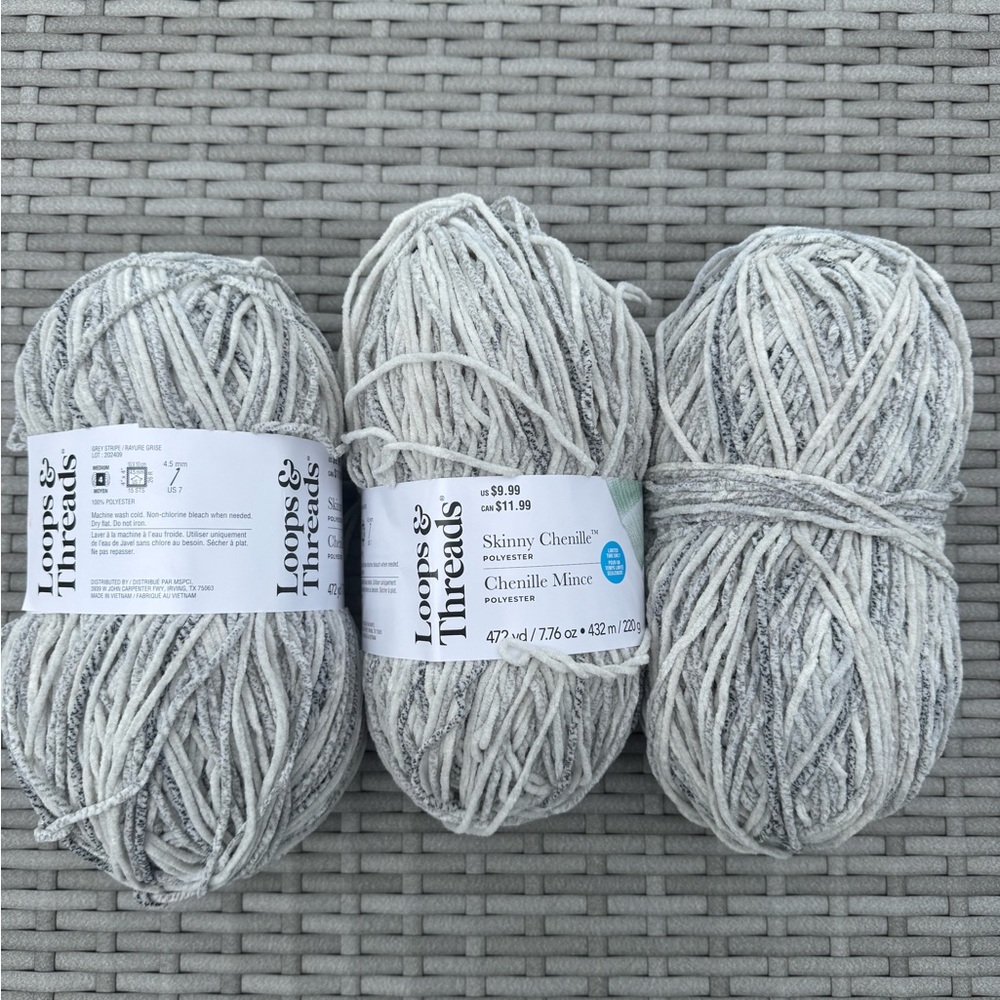 Loops & Threads Skinny Chenille Yarn